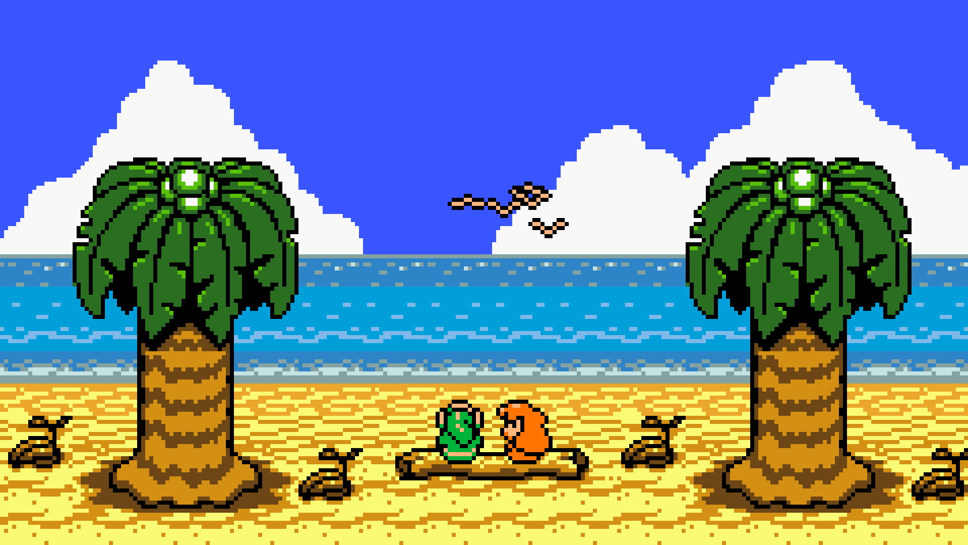 Legend Of Zelda: Link's Awakening landscape